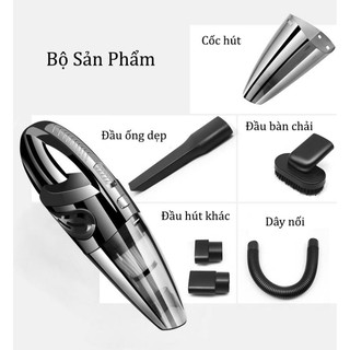 Máy hút bụi cầm tay mini r-6053 công suất 120w thiết kế không dây kèm cáp sạc usb