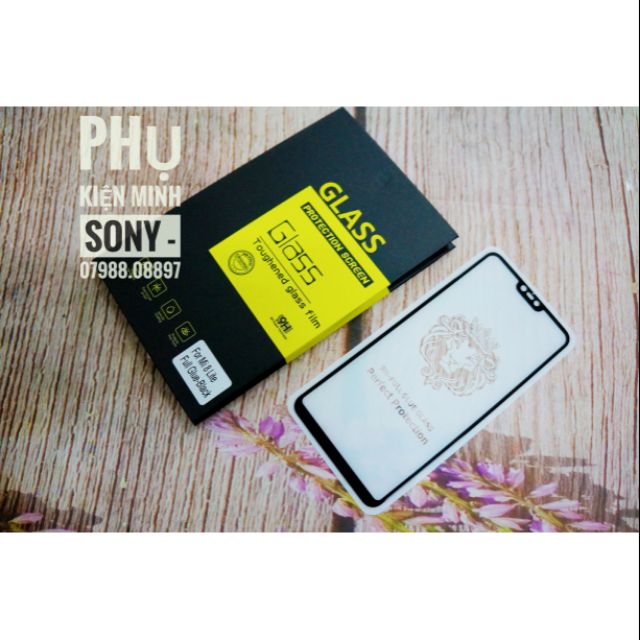 Xiaomi Mi 8 Lite_Cường lực Full màn không chấm liti