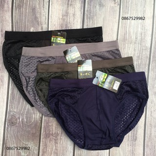 Quần chíp nam 💪 FREESHIP❤ GIẢM 10k Khi nhập [QUANSIPA] Combo 4 quần lót nam, quần sịp chéo nam thông hơi cực mát