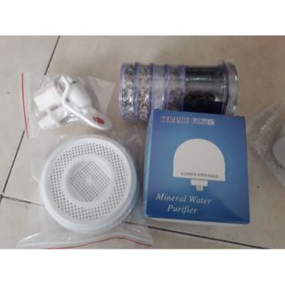 Bộ sứ lọc,than,đá,vòi chống gãy bình lọc nước