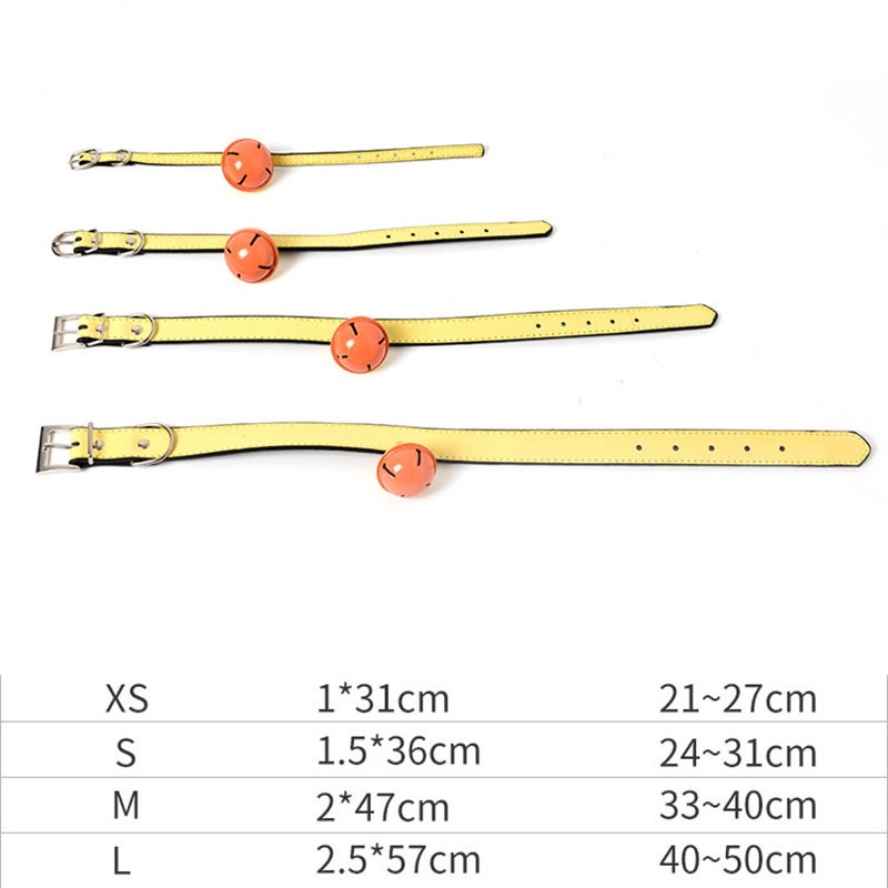 Vòng Cổ Bằng Da Có Chuông Nhiều Màu Tùy Chỉnh Kích Thước Cho Thú Cưng