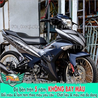 Tem rời ex 150 mx xám xanh -1