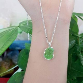 Combo Mặt tì hiu bọc bạc kèm dây chuyền bạc ta