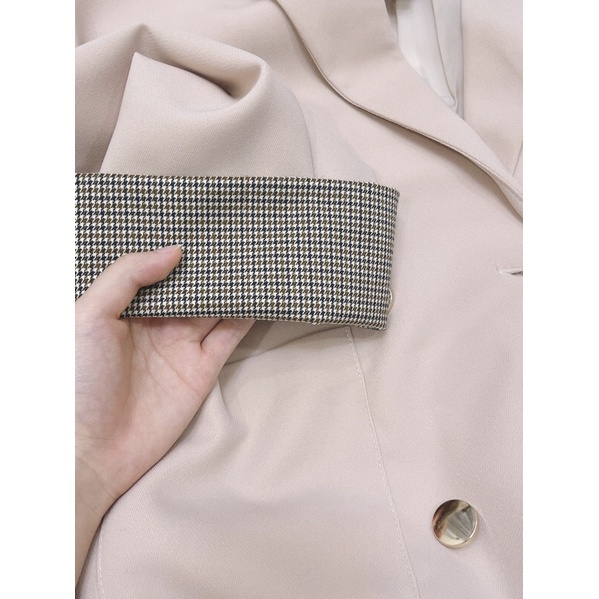VEST 2 LỚP TAY LẬT CÚC ĐỒNG