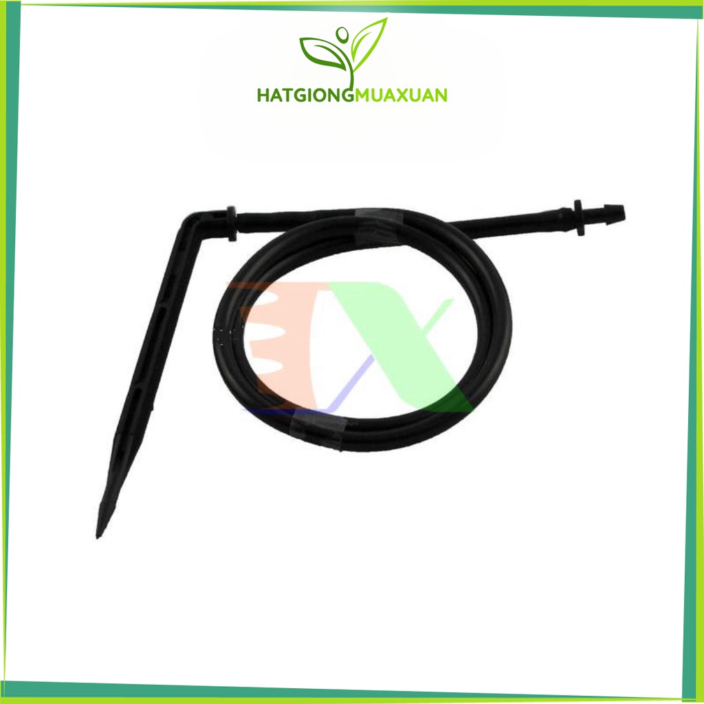 Bán Bộ 100 Que cắm tưới nhỏ giọt TQ-2L, Que cắm Cong Thẳng tưới nhỏ giọt bù áp, Capinet hình mũi dành cho dây 3/5 (Dây 4