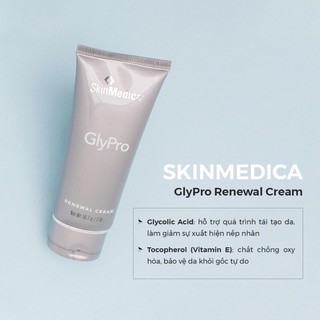 kem dưỡng chống lão hoá và kem dưỡng cấp ẩm skinmedica glypro renewal cream/ skinmedica rẹuvenative moisturizer
