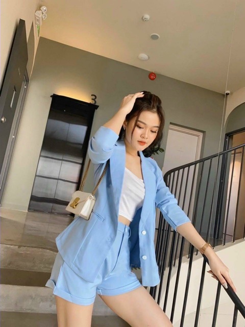 Bộ vest nữ - Freeship - (ảnh+video thật) Vest nữ Hàn quốc cao cấp, vest công sở nữ ba món như hình | BigBuy360 - bigbuy360.vn