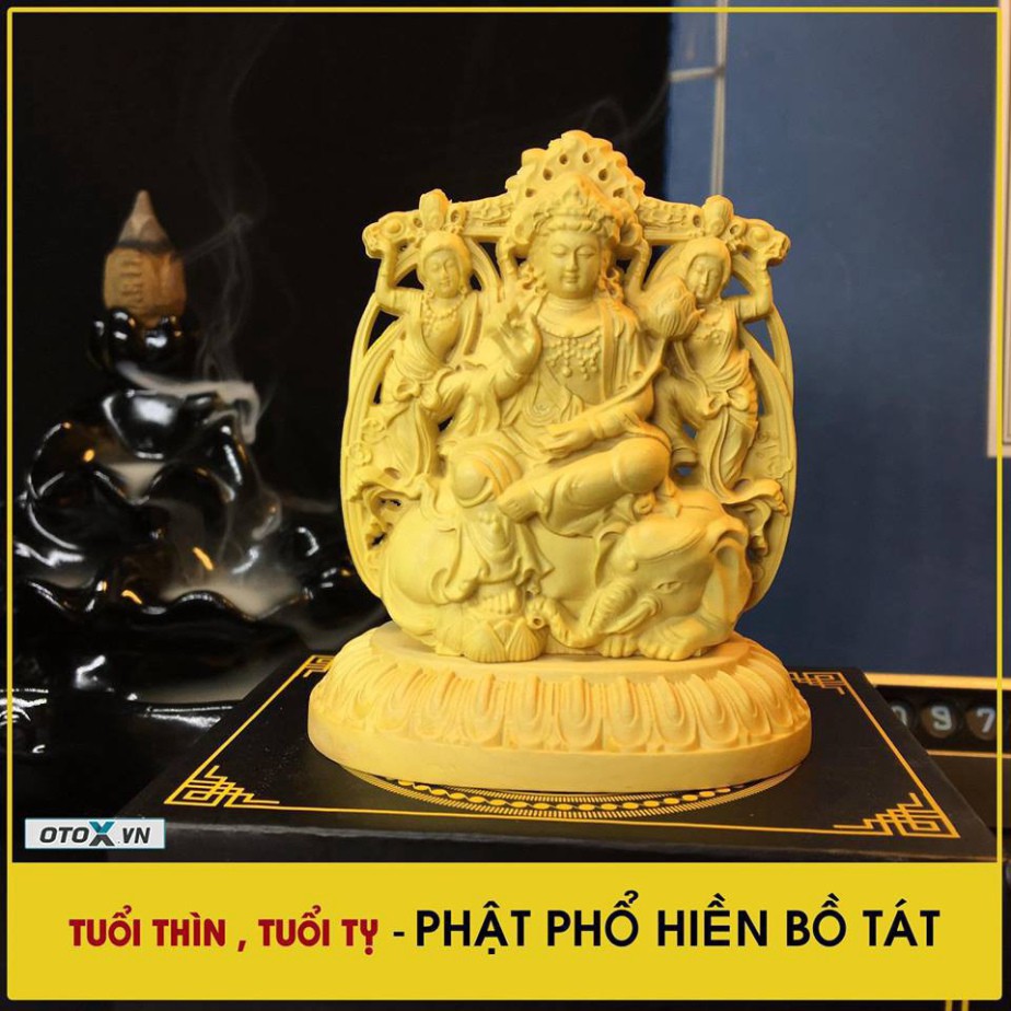 Tượng Phật Phổ Hiền Bồ Tát - tặng vòng đeo tay - ĐÚNG MẪU ĐÚNG GIÁ