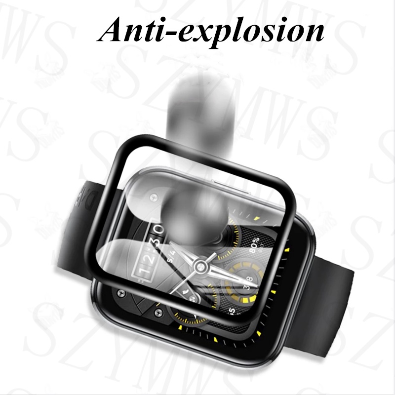 Kính Cường Lực 3D Viền Cong Bảo Vệ Màn Hình Đồng Hồ Thông Minh Realme Watch 2 Pro / 3 Pro Realme Watch 2 / 3