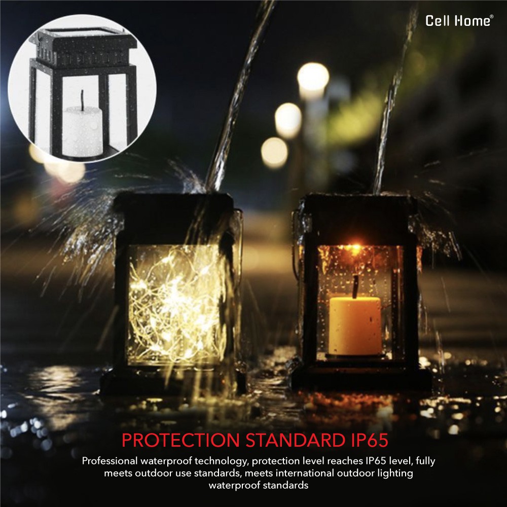 Đèn treo ngoài trời trang trí sử dụng năng lượng mặt trời