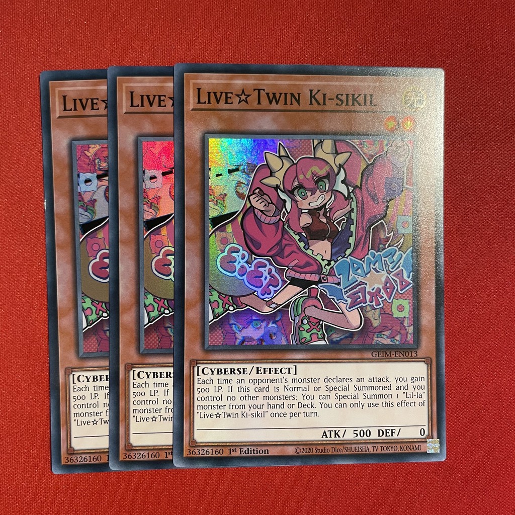 [EN-JP][Thẻ Bài Yugioh Chính Hãng] Live Twin Ki-Sikil