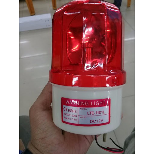 Đèn led xoay cảnh báo tín hiệu, đèn cảnh báo, đèn báo động đèn công trường LTE1101 12V