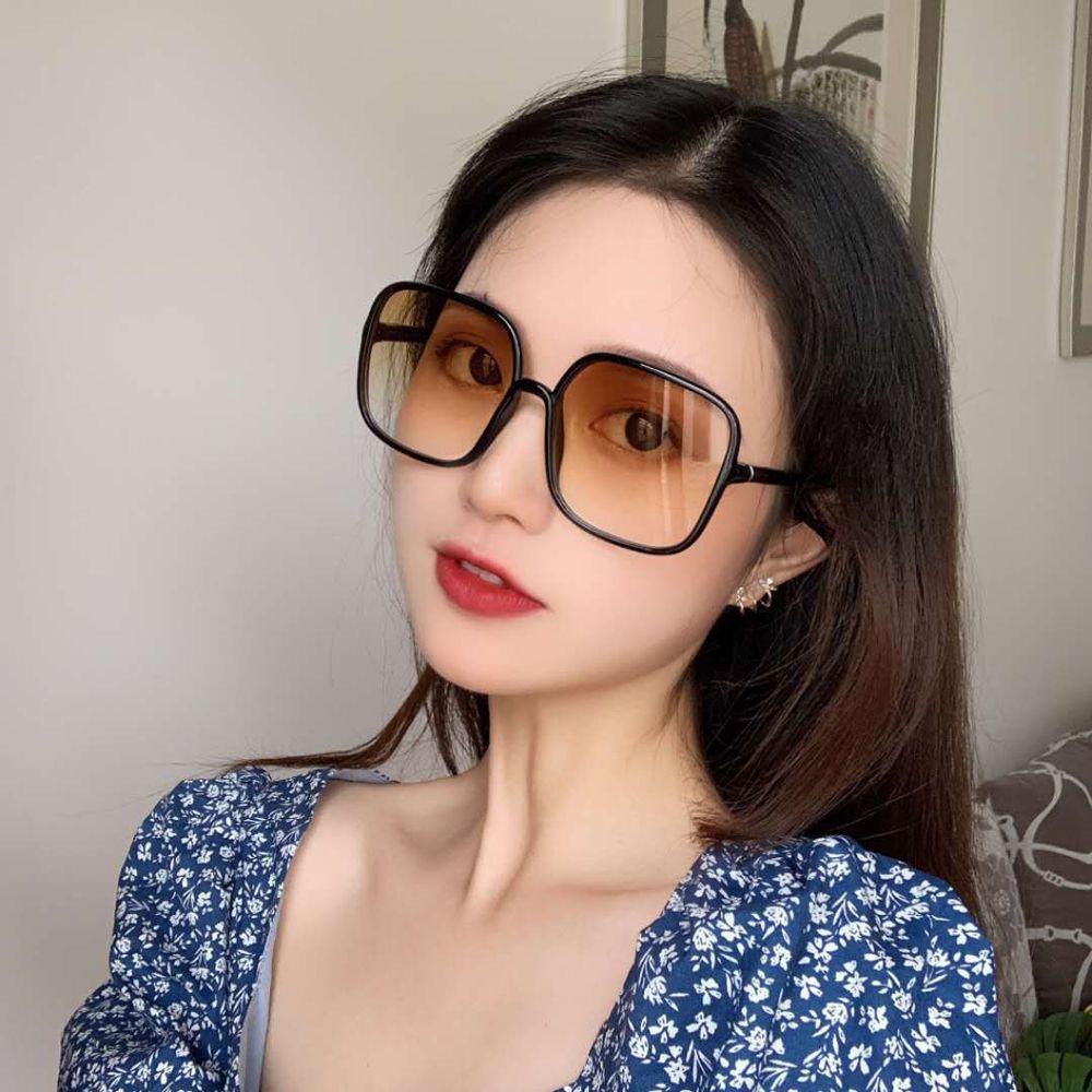 Kính Mát Vuông Chống Tia UV400 Kiểu Dáng Vintage Thời Trang Cho Nữ WMES15H