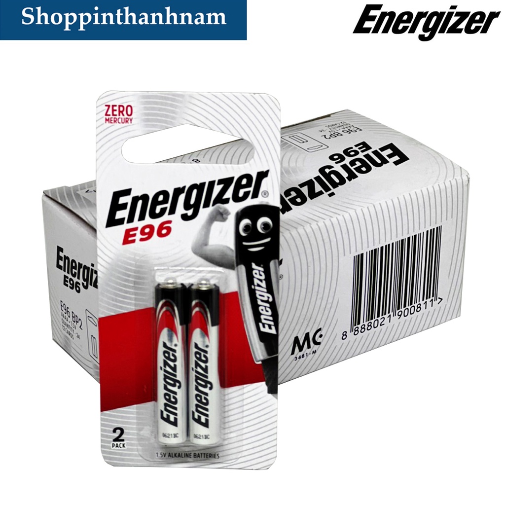 Pin AAAA ( Pin 4A ) Energizer 1,5V Vỉ 2 Viên Chính Hãng Thay Bút Trình Chiếu