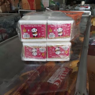 tăm bông cán gỗ Gấu Đẹp cao cấp(si 12 goi)