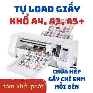 Máy cắt bế decal tự động load giấy A330