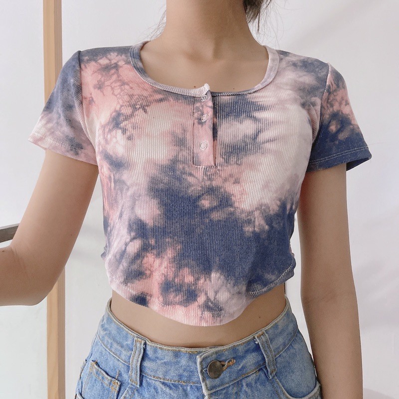 ÁO CROPTOP VẠT BẦU