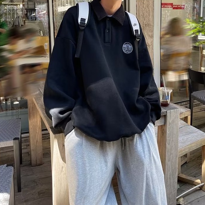 Áo Nỉ Dài Tay Form Rộng Thời Trang Hàn Quốc