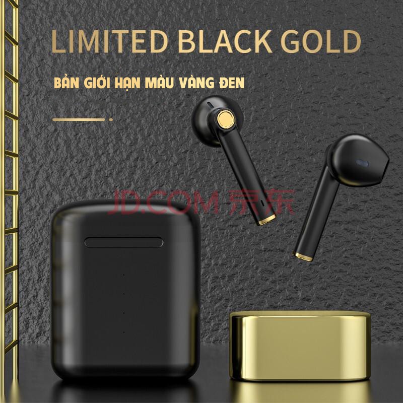 Tai nghe bluetooth Collen black gold HD-S16 chất lượng cao, điều khiển vân tay, tai nghe bluetooth chống nước