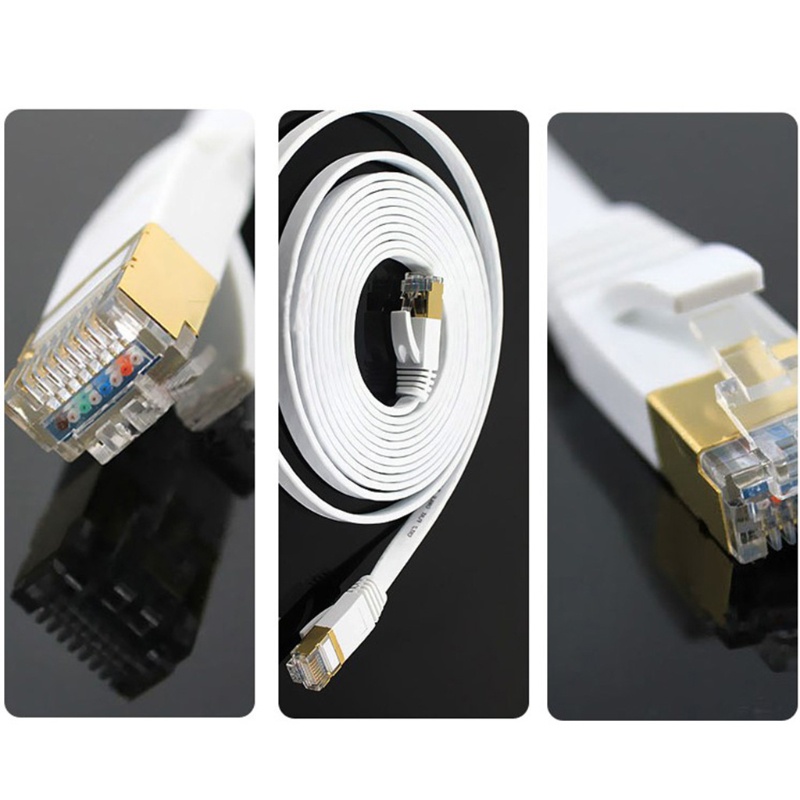 Dây Cáp Dẹt Không Oxy Cat7 NAMA 10G 3ft 6.5ft 10ft