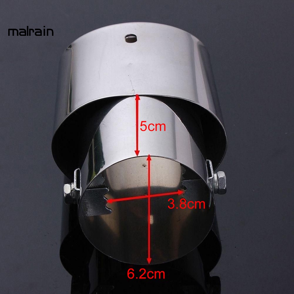 Ống xả khí thải giảm thanh bằng thép không gỉ cho xe hơi