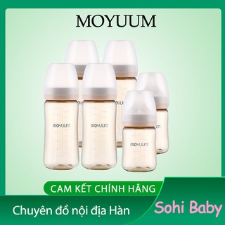 Bình sữa Moyuum Hàn Quốc 170ml 270ml [Được chọn núm 1 - 4][Cam kết chính hãng]