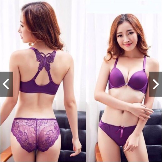 HOT HOT -Bộ đồ lót cánh bướm sexy cài ngực trước(ảnh thật) | BigBuy360 - bigbuy360.vn