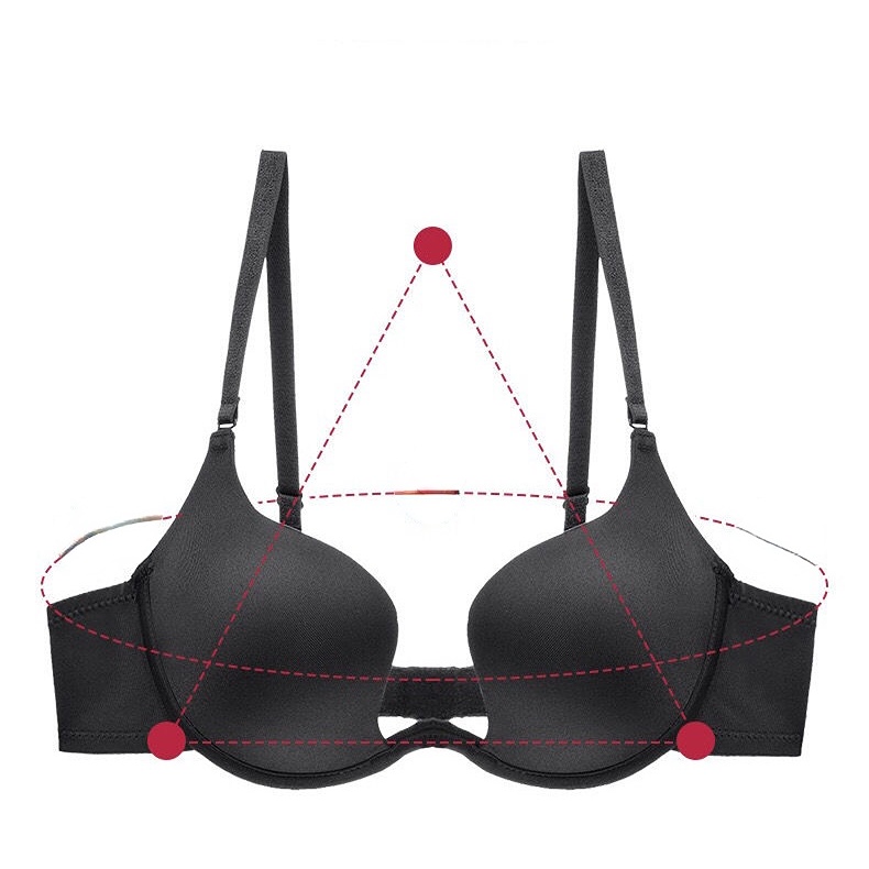 Áo Lót Nâng Ngực Chữ U Hở Lưng Vô Hình Dành Cho Nữ