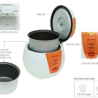 NỒI CƠM ĐIỆN CUCKOO CHÍNH HÃNG[ mã nồi 0661G& 0661O]