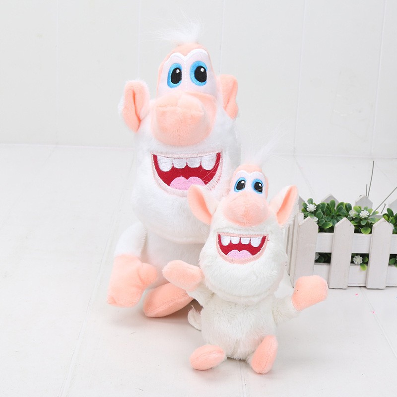 Thú nhồi bông hình nhân vật hoạt hình booba đáng yêu Russian Cartoon Booba Buba Plush Dolls Soft Stuffed Toys Dolls