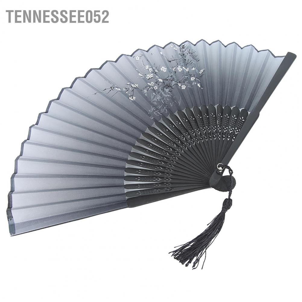 Tennessee052 Folding Bamboo Hand Tassels Fan Summer Hot Day Cooling Tool Prop Gift Decoration