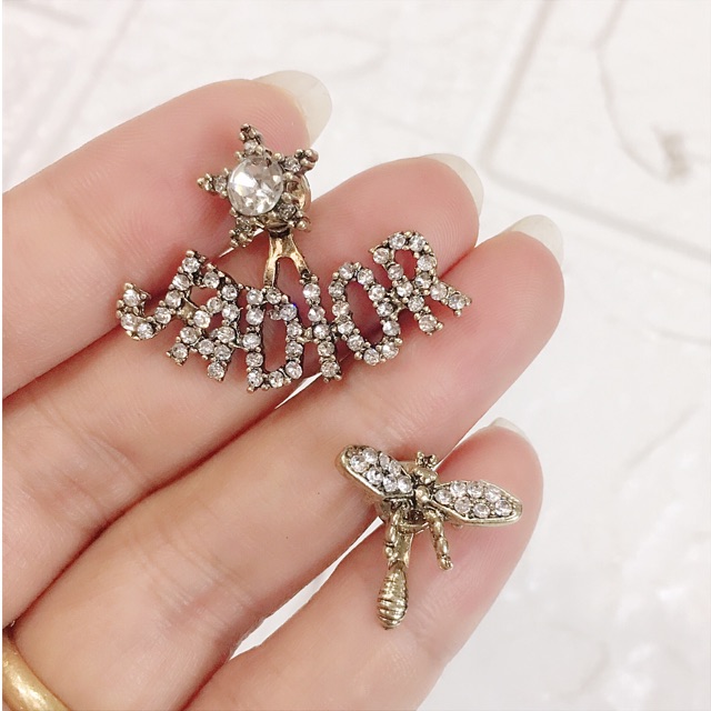 *khuyên tai hình chữ cá tính,sang chảnh(KHUYENNDE2)