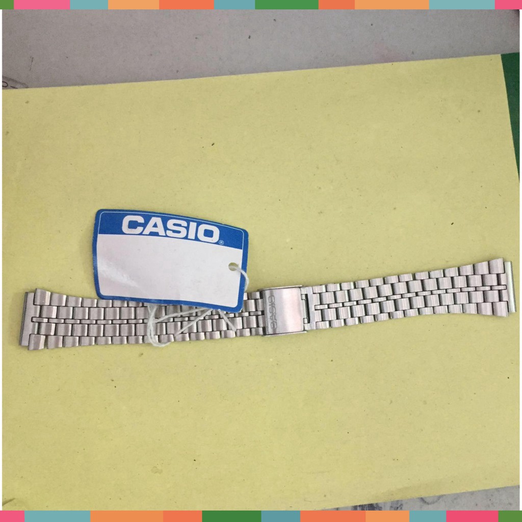 Dây kim loại thay cho đồng hồ Casio size 18mm