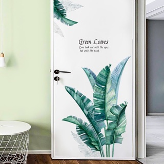 Decal dán tường lá xanh MS-74 [Sticker dán tường]