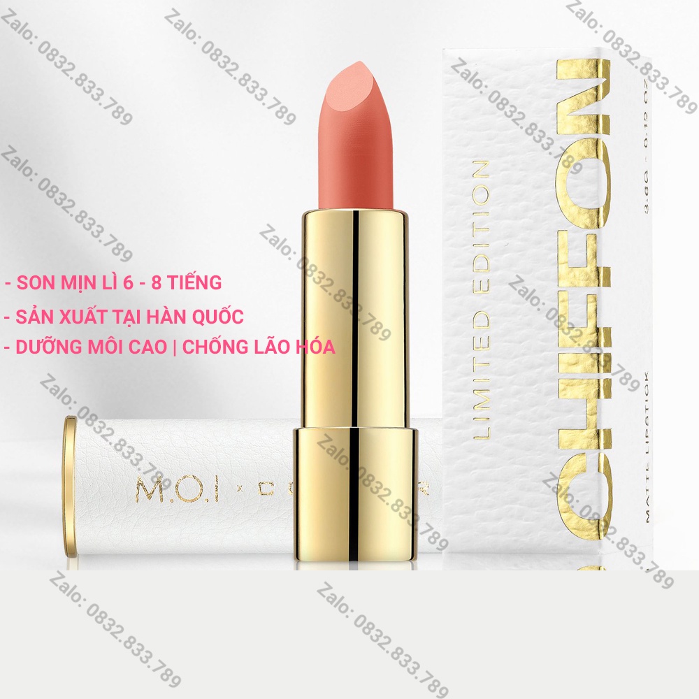 Son Hồ Ngọc Hà MOI Cosmetics MOI X CÔNG TRÍ bản giới hạn - bền màu lâu trôi không lem【CAM KẾT HÀNG CHÍNH HÃNG®】‎‎ | BigBuy360 - bigbuy360.vn