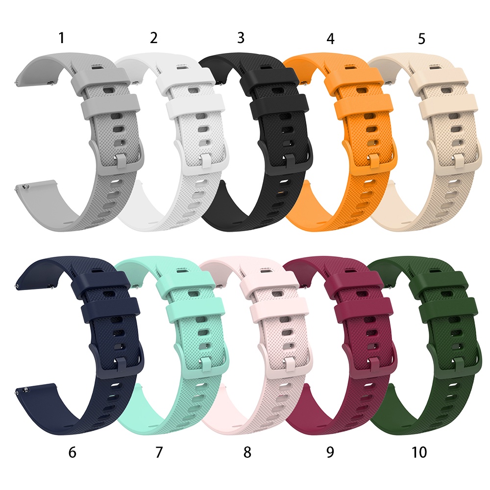 Dây Silicone Thay Thế Cho ĐồNg Hồ Đeo Tay Thông Minh Huami Amazfit GTR 4 GTR 3 3Pro 2 2e GTR 42mm 47mm
