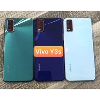 Bộ vỏ vivo Y3s - bộ gồm lưng vỏ,sườn xương máy và phím