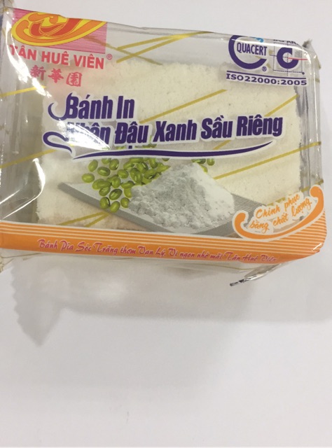 Bánh in đậu xanh - sầu riêng / Bánh in đậu xanh - dứa ( Snow flake Cake Mung Bean - Durian/ Mung Bean - Pandanus) | BigBuy360 - bigbuy360.vn