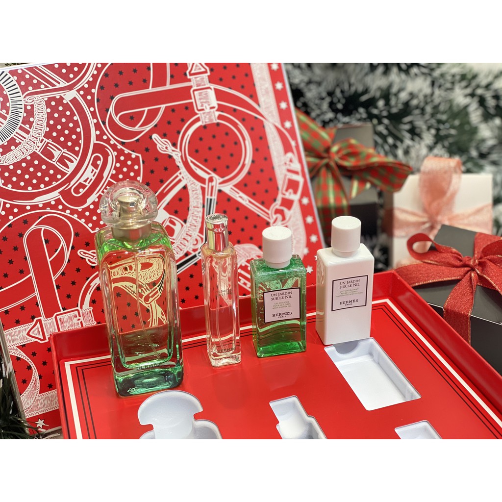 Set nước hoa Hermes Un Jardin Sur Le Nil 4 món | Thế Giới Skin Care