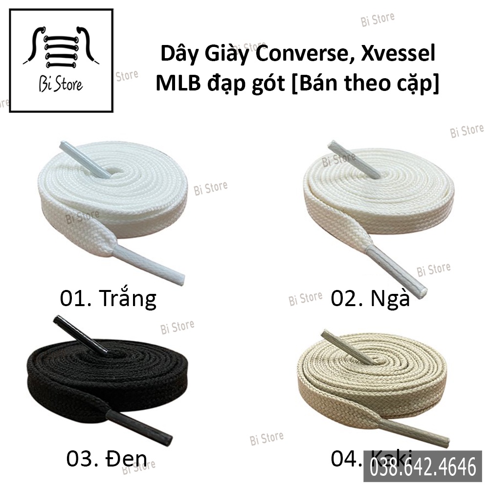 Dây giày Converse 1970s, Xvessel, MLB dẫm gót cổ cao + cổ ngắn (kèm clip, ảnh chụp thật)