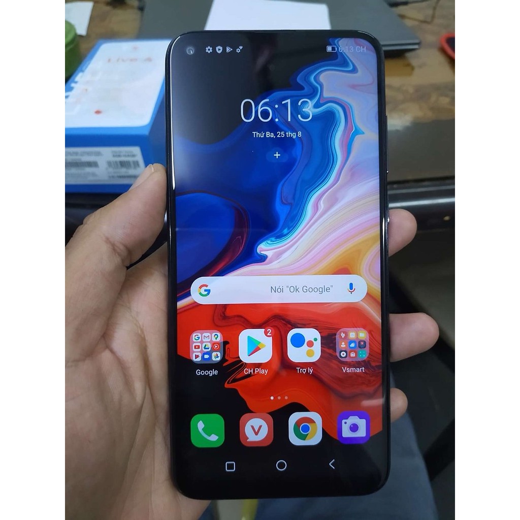 Kính cường lực vsmart Live 4 Joy 4 full màn trong suốt chống xước độ bền cao có tặng kèm khăn lau màn hình