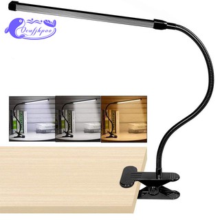 Đèn LED kẹp bàn 8w có cáp dài 2m với 3 chế độ sáng chất lượng