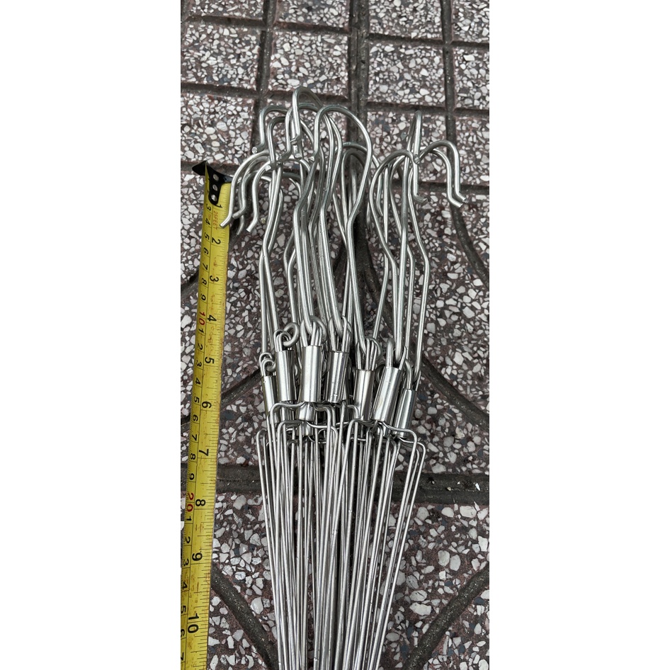 Bộ 10 móc treo chậu làm bằng INOX theo kích thước