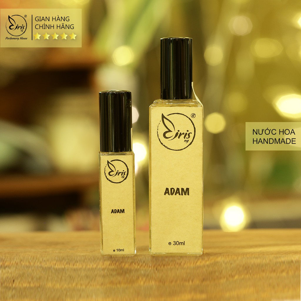 Nước hoa handmade thơm lâu mùi gỗ khói | IRIS PERFUME | ADAM - BST Couple