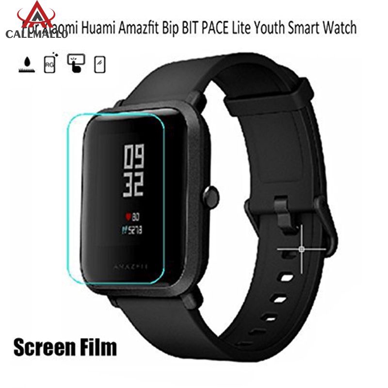 Bộ 2 miếng dán màn hình trong suốt cho đồng hồ đeo tay thông minh Xiaomi Huami Amazfit Bip Youth coolmall