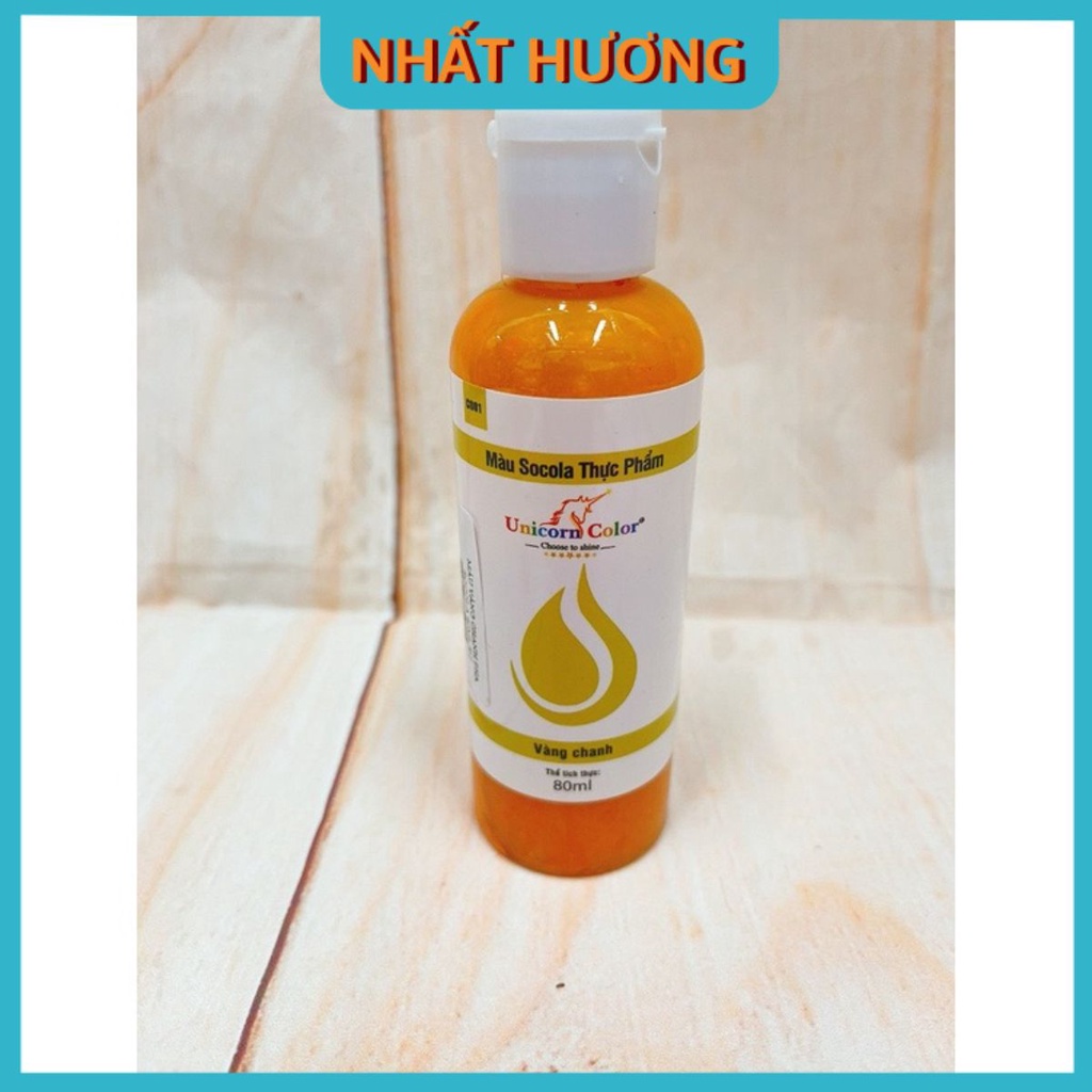 Màu Vàng Chanh Pha Socola 80ml