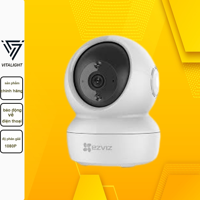 Camera wifi EZVIZ C6N cảnh báo về điện thoại EZVIZ C6N có loa mic đàm thoại 2 chiều VITALIGHT