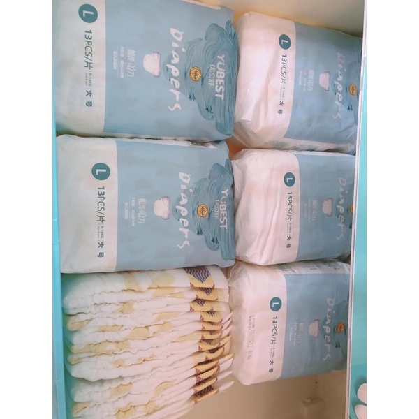 Bỉm dán/quần YUBEST GOLD/NIGHT bản CAO CẤP nội địa size S90, M84, L78, XL72, XXL66