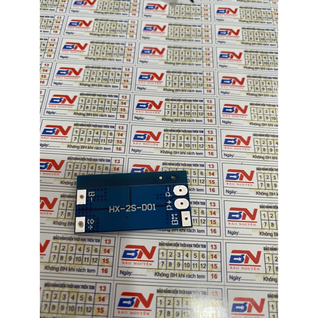 Mạch 2s 8a Bảo Vệ Pin Lithium 18650. BN.