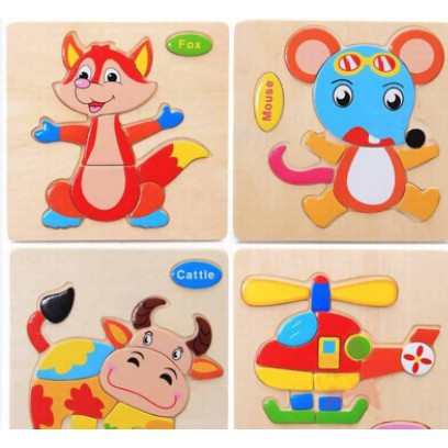 Đồ chơi giáo dục xếp hình bằng gỗ